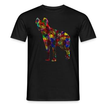 Hyène - T-shirt homme - noir - Devant - AI Model Male 178 light (178cm)