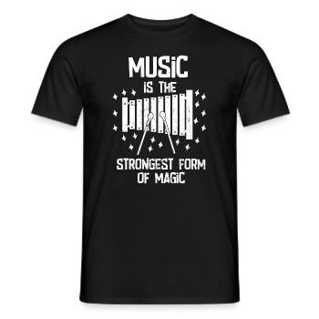 Musiciens Musique Groupe de musique Musikverein Instrument - T-shirt homme - noir - Devant - AI Model Male 178 light (178cm)