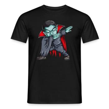Soirée film d’horreur Dracula Vampire fait Dab Kids - T-shirt homme - noir - Devant - AI Model Male 178 light (178cm)