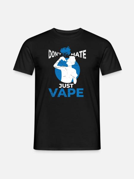 Electric Cigarette E-Cigarette E-Shisha Vape - Men's T-Shirt - black