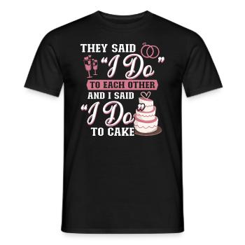 Drôles d’amis du couple nuptial - T-shirt homme - noir - Devant - AI Model Male 178 light (178cm)