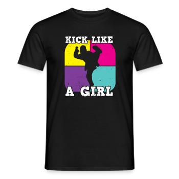Arts martiaux Autodéfense Arts martiaux - T-shirt homme - noir - Devant - AI Model Male 178 light (178cm)