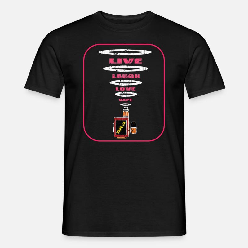 Vape E-Cigarette E-Shisha Cigarettes Fumer - T-shirt homme - noir