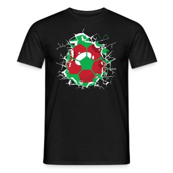 Wales Soccer Welsh Football Cymru Futbol - Männer T-Shirt - Schwarz - Vorne - AI Model Male 178 light (178cm)
