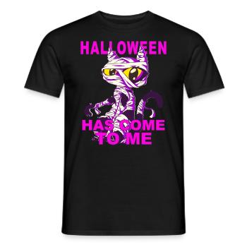 HALLOWEEN EST VENU À MOI - T-shirt homme - noir - Devant - AI Model Male 178 light (178cm)