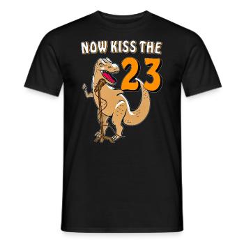 MAINTENANT EMBRASSEZ LES 23 - T-shirt homme - noir - Devant - AI Model Male 178 light (178cm)
