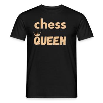 Schach Spruch Geschenk Schachmatt Queens Gambit - Männer T-Shirt - Schwarz - Vorne - AI Model Male 178 light (178cm)