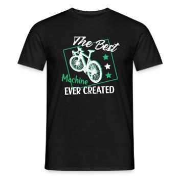 Fahrradfahrer Fahrrad Biker BMX - Männer T-Shirt - Schwarz - Vorne - AI Model Male 178 light (178cm)