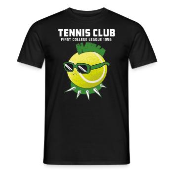 TENNIS CLUB - T-shirt homme - noir - Devant - AI Model Male 178 light (178cm)