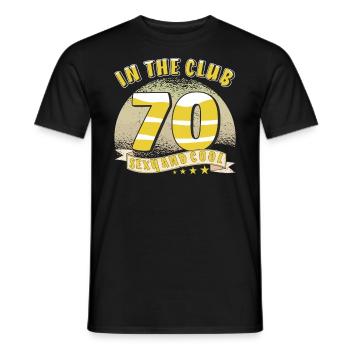 DANS LE CLUB 70 - T-shirt homme - noir - Devant - AI Model Male 178 light (178cm)