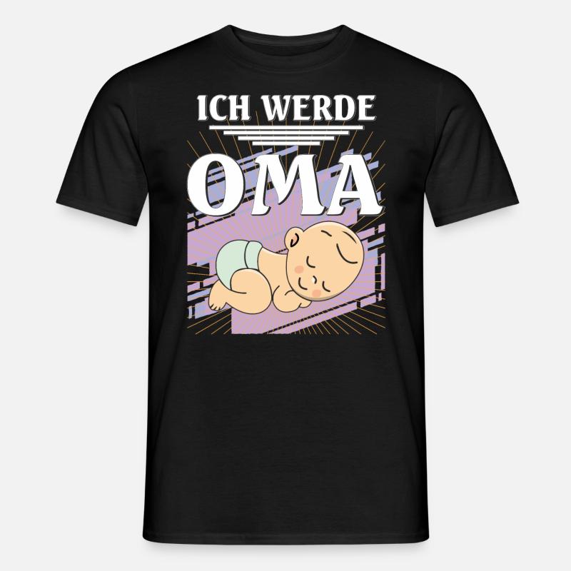ICH WERDE OMA - Männer T-Shirt - Schwarz