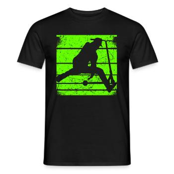 Stunt Scooter Jungen Stuntscooter Kinder Roller - Männer T-Shirt - Schwarz - Vorne - AI Model Male 178 light (178cm)