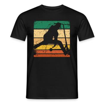Stuntscooter Trick Scooter Kickscooter Pedal Scooter - T-shirt homme - noir - Devant - AI Model Male 178 light (178cm)
