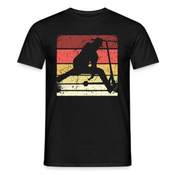 Stunt Scooter Roller Stuntscooter Kinder Jungen - Männer T-Shirt - Schwarz - Vorne - AI Model Male 178 light (178cm)