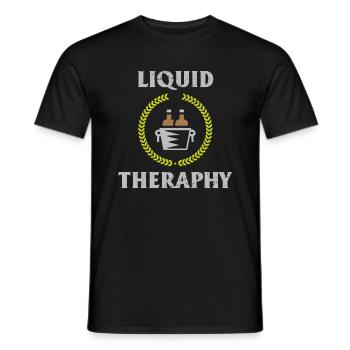 Beer Beer Drinker Party Pub Alcohol - Men's T-Shirt - black - Front - AI Model Male 178 light (178cm)