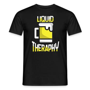 Beer Beer Drinker Party Pub Alcohol - Men's T-Shirt - black - Front - AI Model Male 178 light (178cm)