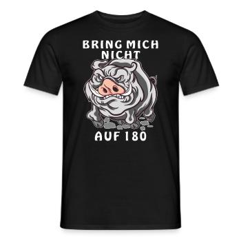 BRING MICH NICHT AUF 180 - Männer T-Shirt - Schwarz - Vorne - AI Model Male 178 light (178cm)