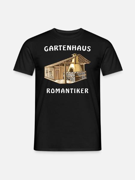 GARTENHAUS ROMANTIKER - Männer T-Shirt - Schwarz