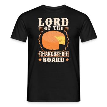 Lord Of The Charcuterie Board - Gouda - T-shirt homme - noir - Devant - AI Model Male 178 light (178cm)