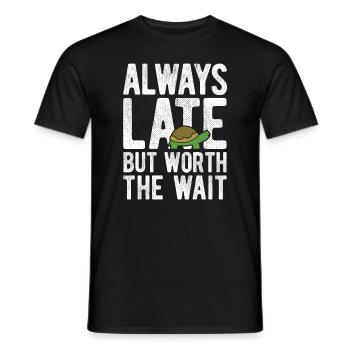 Schildkröten - Männer T-Shirt - Schwarz - Vorne - AI Model Male 178 light (178cm)