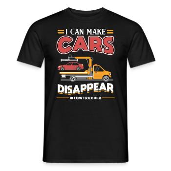 Ich Kann Autos Verschwinden Lassen - Männer T-Shirt - Schwarz - Vorne - AI Model Male 178 light (178cm)