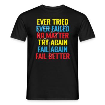 Karate Martial Arts Black Belt Dan Black Belt - Men's T-Shirt - black - Front - AI Model Male 178 light (178cm)