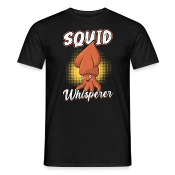 Tintenfischflüsterer - Männer T-Shirt - Schwarz - Vorne - AI Model Male 178 light (178cm)