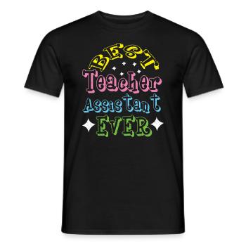 Teacher Teacher Training School Learning Primary School - Men's T-Shirt - black - Front - AI Model Male 178 light (178cm)