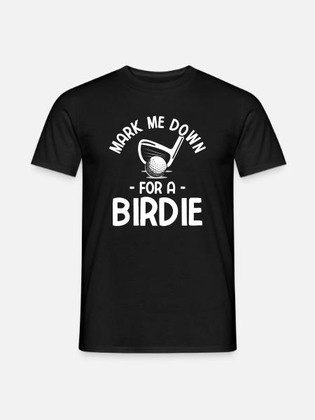 Golfplatz zum Golfen Golf - Männer T-Shirt - Schwarz