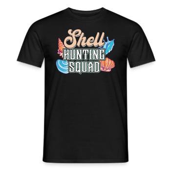 Escouade de chasse aux coquillages - Muschel - T-shirt homme - noir - Devant - AI Model Male 178 light (178cm)
