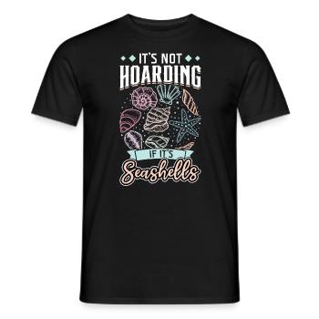 It's not hoarding if it's mussels - Men's T-Shirt - black - Front - AI Model Male 178 light (178cm)