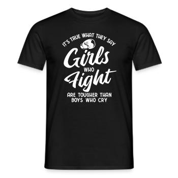 Boxsport Boxing - Männer T-Shirt - Schwarz - Vorne - AI Model Male 178 light (178cm)