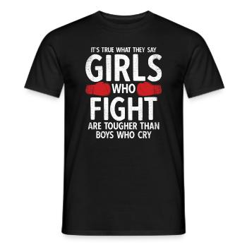 Boxsport Boxing - Männer T-Shirt - Schwarz - Vorne - AI Model Male 178 light (178cm)