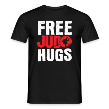 Japanischer Kampfsport Judo - Männer T-Shirt - Schwarz - Vorne - AI Model Male 178 light (178cm)