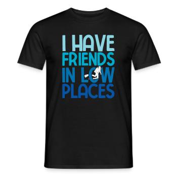 Apnoetaucher Freitaucher Taucher - Männer T-Shirt - Schwarz - Vorne - AI Model Male 178 light (178cm)