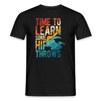 Japanischer Kampfsport Judo - Männer T-Shirt - Schwarz - Vorne - AI Model Male 178 light (178cm)