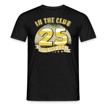 DANS LE CLUB 25 - T-shirt homme - noir - Devant - AI Model Male 178 light (178cm)