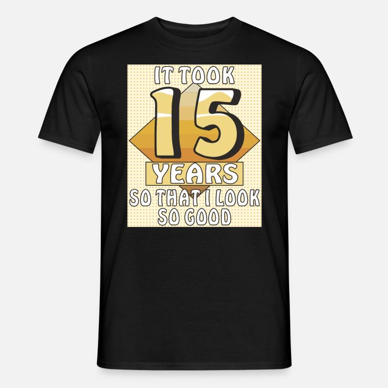 CELA PRENDRA 15 ANS - T-shirt homme - noir