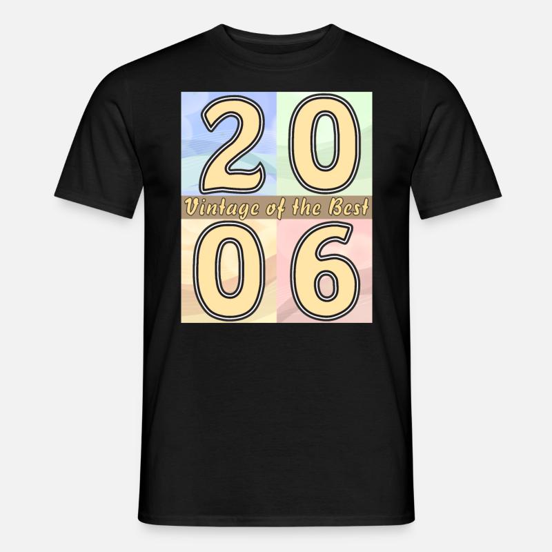 ANNÉE D’ANNIVERSAIRE 2006 - T-shirt homme - noir