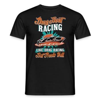 Course de dragster - comme les courses de dragsters, mais nécessite - T-shirt homme - noir - Devant - AI Model Male 178 light (178cm)