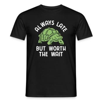 Schildkröten - Männer T-Shirt - Schwarz - Vorne - AI Model Male 178 light (178cm)