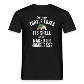 Schildkröten - Männer T-Shirt - Schwarz - Vorne - AI Model Male 178 light (178cm)
