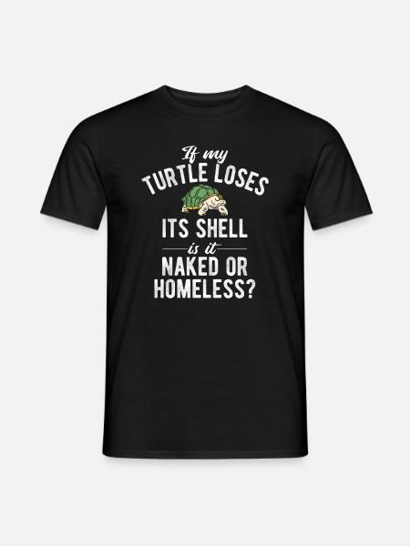 Schildkröten - Männer T-Shirt - Schwarz