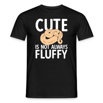 Reptilien Für Fans Von Schlangen - Männer T-Shirt - Schwarz - Vorne - AI Model Male 178 light (178cm)