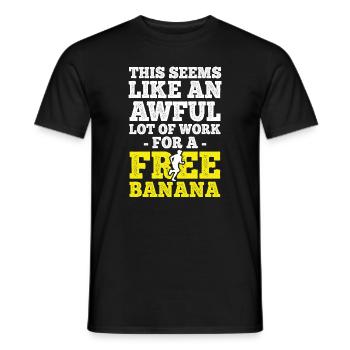 Läufer Joggen - Männer T-Shirt - Schwarz - Vorne - AI Model Male 178 light (178cm)