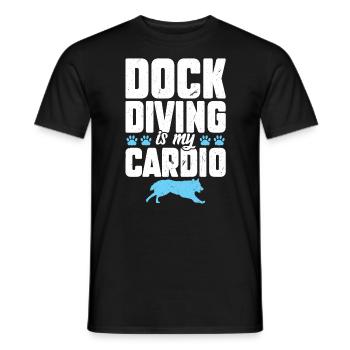 Dock-tauchen Ist Mein Cardio - Männer T-Shirt - Schwarz - Vorne - AI Model Male 178 light (178cm)