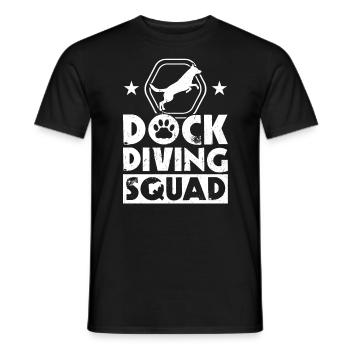 Dock dive squad - Men's T-Shirt - black - Front - AI Model Male 178 light (178cm)