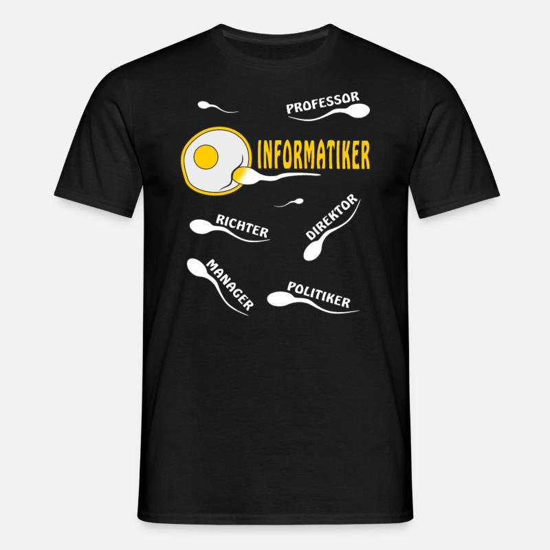 INFORMATIKER - Männer T-Shirt - Schwarz