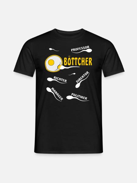 BÖTTCHER - Männer T-Shirt - Schwarz
