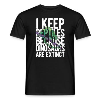 Eidechsen Für Besitzer Von Reptilien - Männer T-Shirt - Schwarz - Vorne - AI Model Male 178 light (178cm)